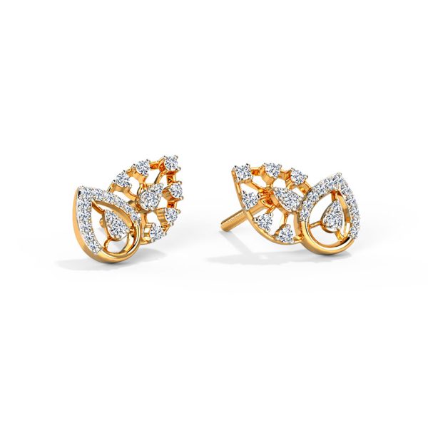 Pretty Petal Gemstone Stud Earrings - Image 6