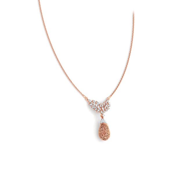 Lupine Wood Grain Diamond Necklace - Image 6
