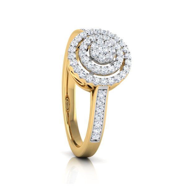 Ripple Dazzle Diamond Ring - Image 6