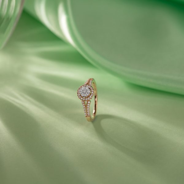 Radiant Linear Diamond Ring - Image 3