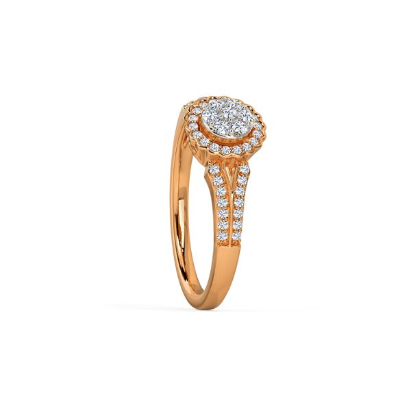 Radiant Linear Diamond Ring - Image 7
