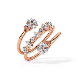 Helina Spiral Diamond Ring