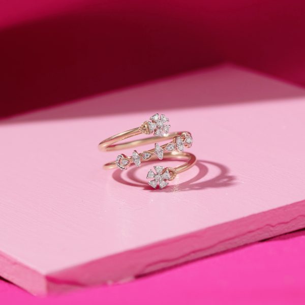 Helina Spiral Diamond Ring - Image 3
