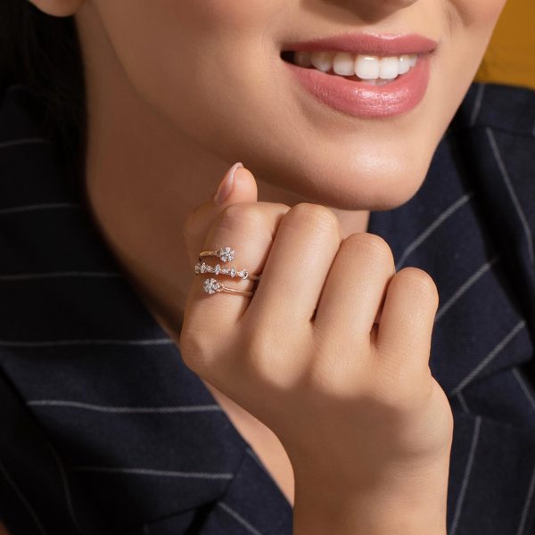 Helina Spiral Diamond Ring - Image 2