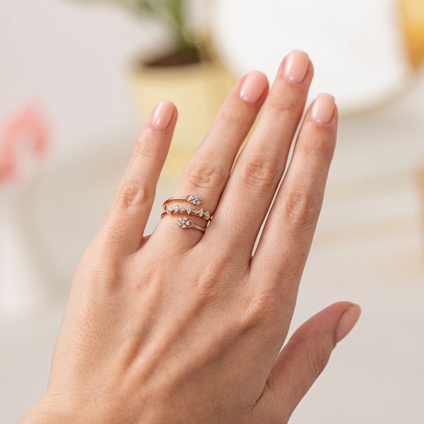 Helina Spiral Diamond Ring - Image 4