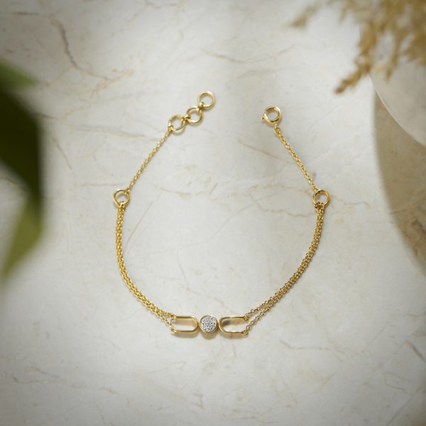 Elia Hug Diamond Bracelet - Image 5