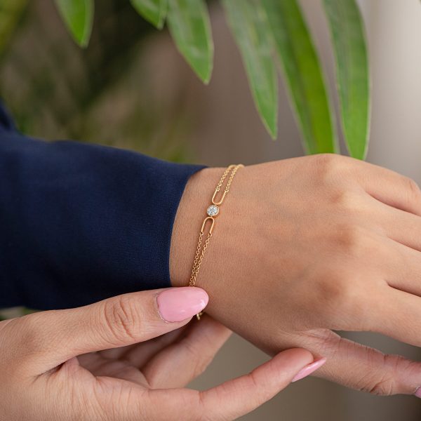 Elia Hug Diamond Bracelet - Image 2