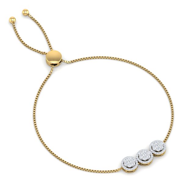 Ahana Seven Stone Adjustable Diamond Bracelet - Image 6
