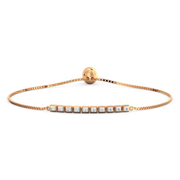 Cubic Diamond Adjustable Bracelet - Image 4
