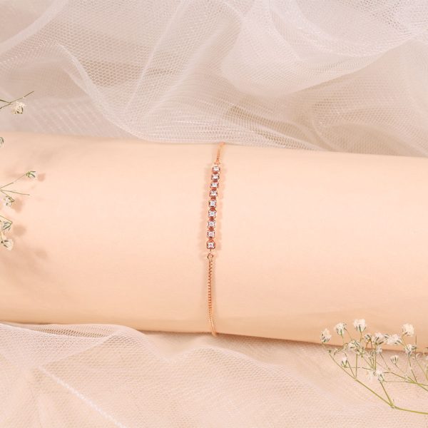 Cubic Diamond Adjustable Bracelet - Image 3