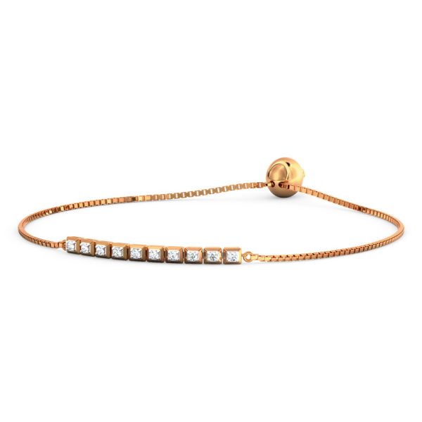 Cubic Diamond Adjustable Bracelet - Image 6