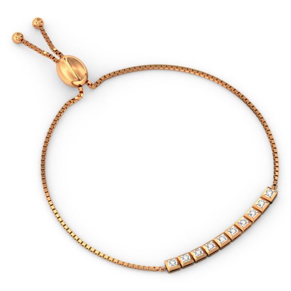 Cubic Diamond Adjustable Bracelet - Image 7