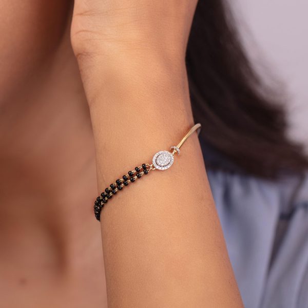 Sanika Diamond Mangalsutra Bracelet - Image 2